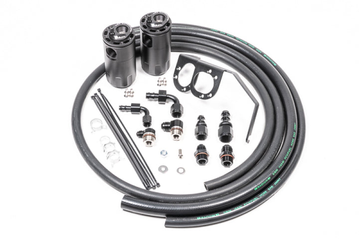 Radium Engineering Dual Catch Can Kit 2015+ Subaru WRX Fluid Lock - Bull Strap