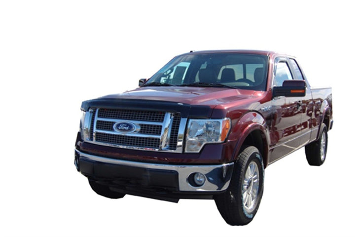 AVS 04-14 Ford F-150 Supercab Ventvisor In-Channel Window Deflectors 2pc - Smoke - Bull Strap