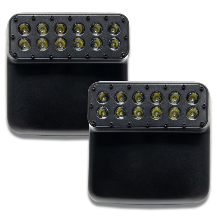 Oracle Lighting LED Off-Road Side Mirrors for Jeep Wrangler JL / Gladiator JT - Bull Strap