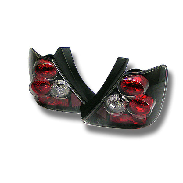 Spyder Honda Civic Si 03-05 Hatchback 3DR Euro Style Tail Lights Black ALT-YD-HC03-3D-BK - Bull Strap