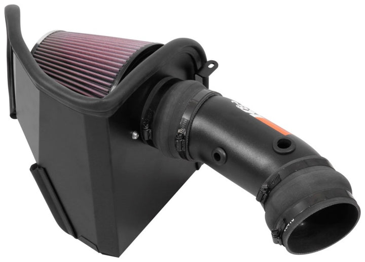 K&N 2017 Dodge Challenger Hellcat SC V8-6.2L F/l Typhoon Air Intake - Bull Strap