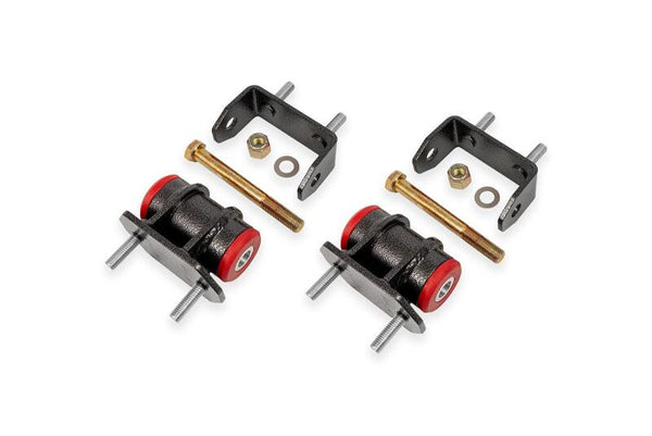 BMR 05-13 Chevrolet Corvette C6 Polyurethane Transmission/Differential Mount - Black Hammertone - Bull Strap