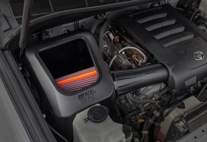 K&N 12-21 Toyota Tundra V8 5.7L NextGen Cold Air Intake - Bull Strap