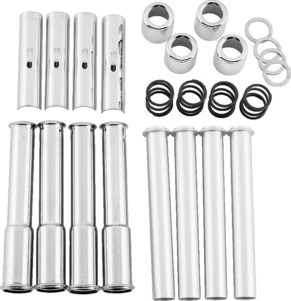 Twin Power L79-84 Shovelhead Push Rod Tube Kit - Bull Strap