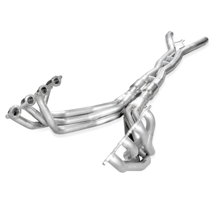 Stainless Works Corvette C7 2014+ Headers 1-7/8in Primaries 3in Collectors High-Flow Cats X-pipe - Bull Strap