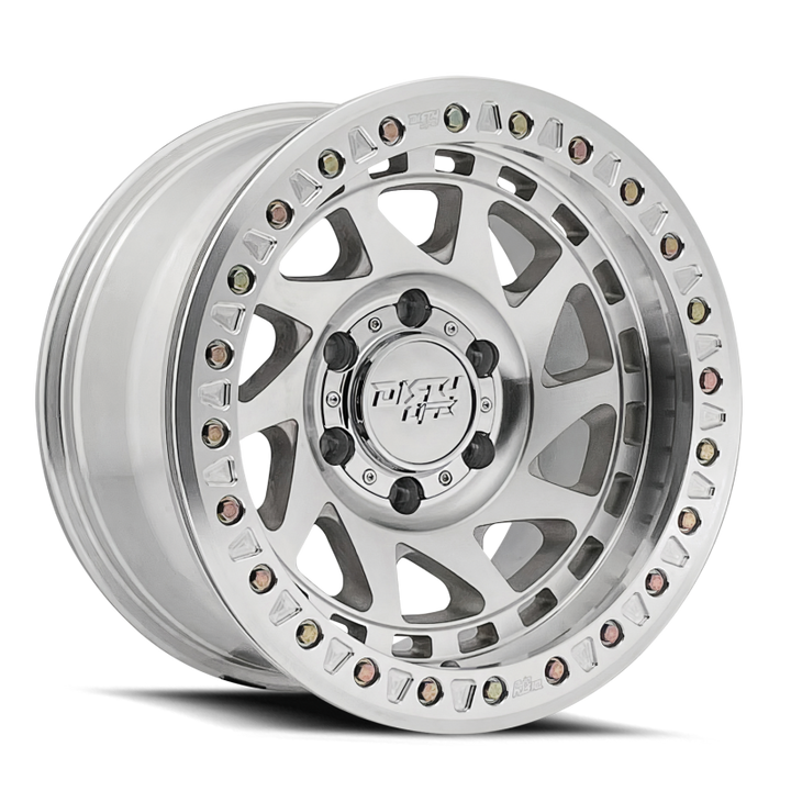 Dirty Life 9313 Enigma Race 17x9 / 6x139.7 BP / -38mm Offset / 106mm Hub Machined Wheel - Bull Strap