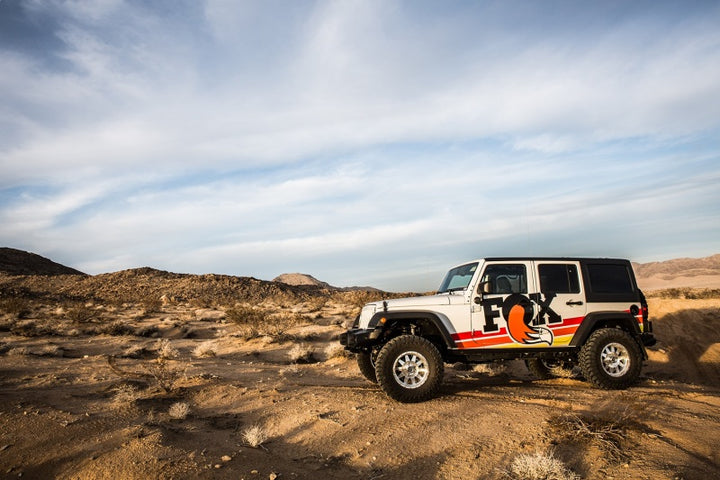Fox 07+ Jeep JK 2.0 Performance Series 8.6in. Smooth Body IFP Rear Shock (Alum) / 0-2in Lift - Bull Strap