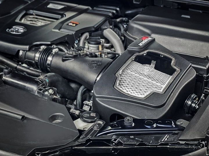 aFe Momentum HD Cold Air Intake System w/ Pro DRY S Filter 2022 Toyota Land Cruiser V6-3.3L (td) - Bull Strap