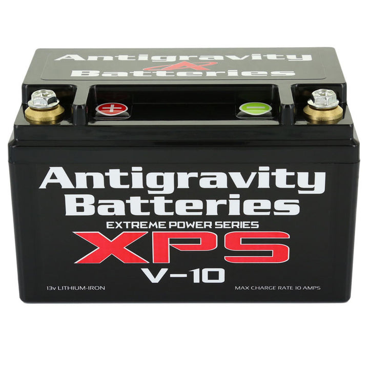 Antigravity XPS V-10 Lithium Battery - Left Side Negative Terminal - Bull Strap