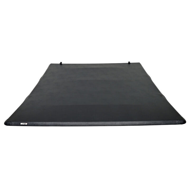 Westin 15-25 Ford F-150 (excluding Lightning) 5.5ft Bed Soft Tri-Fold Tonneau Cover - Black - Bull Strap