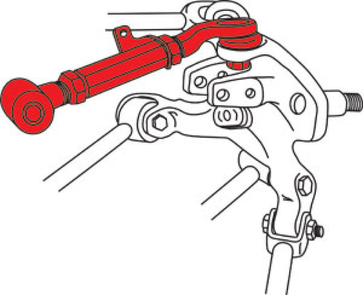 SPC Performance 07-10 Acura MDX/09-10 Honda Pilot Rear EZ Arm XR Adjustable Control Arm - Bull Strap