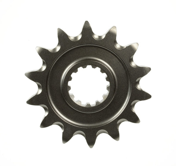 Renthal 88-05 Honda CR 250R/ CR500R/ TRX450R Front Grooved Sprocket - 520-14P Teeth - Bull Strap