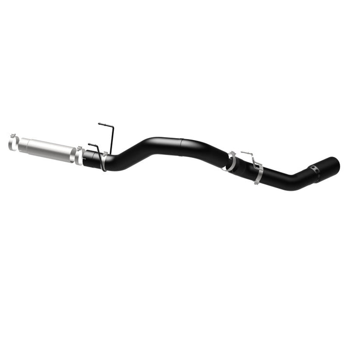MagnaFlow 2020 Dodge Ram 3500 6.7L DPF-Back Black 5in Single Passenger Side Rear Exit - Bull Strap