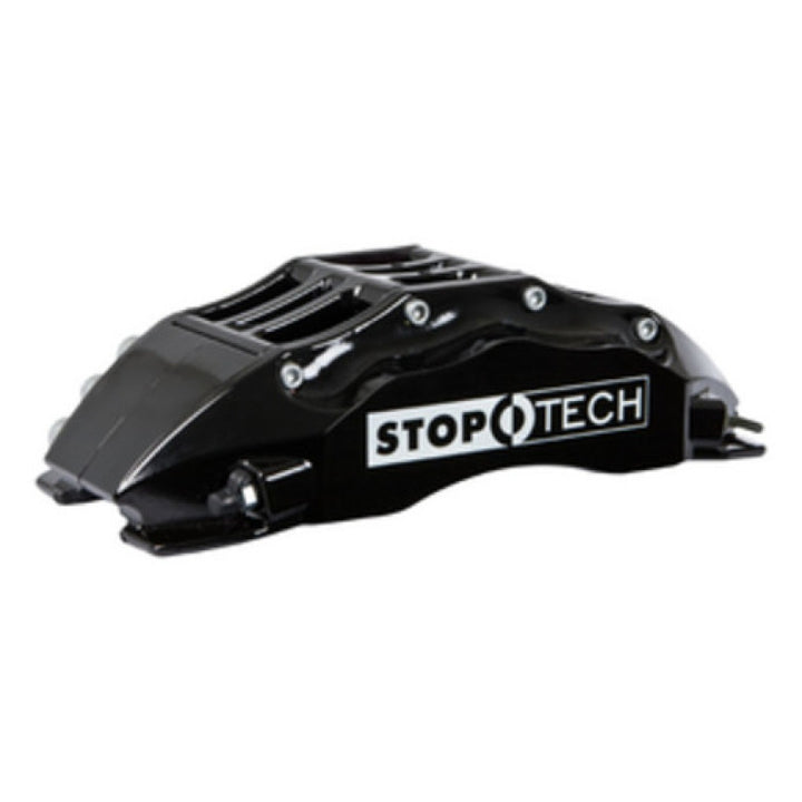 StopTech 08-13 BMW M3/11-12 1M Coupe Front BBK w/ Black ST-60 Calipers Slotted 380x35mm Rotor - Bull Strap