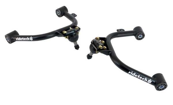 Ridetech 88-98 Chevy C1500 StrongArms Front Upper Control Arms - Bull Strap