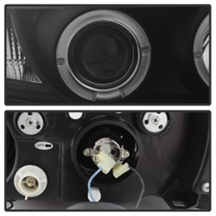 Spyder BMW Z3 96-02 Projector Headlights LED Halo Black High H1 Low H1 PRO-YD-BMWZ396-HL-BK - Bull Strap