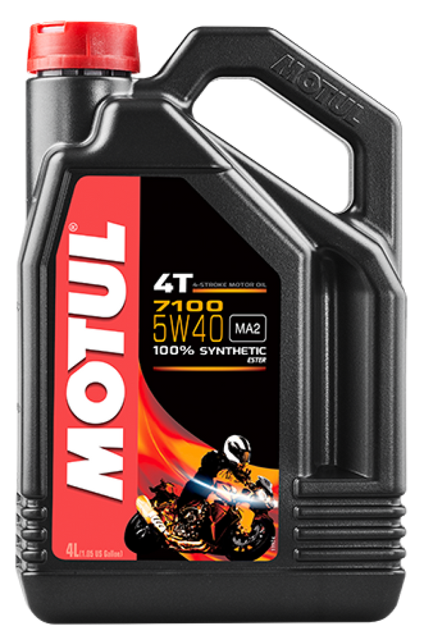 Motul 4L 7100 Synthetic Motor Oil 5W40 4T - Bull Strap