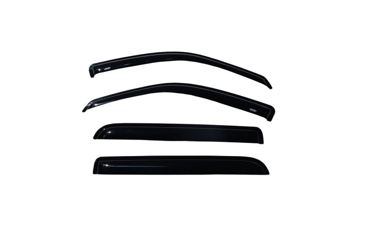 AVS 02-10 Ford Explorer (4 Door) Ventvisor Outside Mount Window Deflectors 4pc - Smoke - Bull Strap