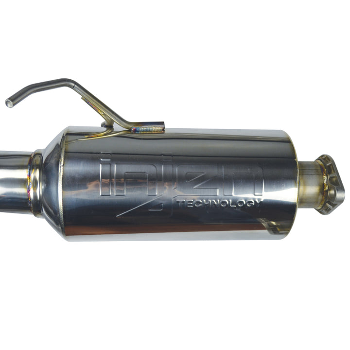 Injen 10-13 Hyundai Genesis Coupe 2.0L(t) 4cyl SS Exhaust w/ 76mm Y-Pipe Resonator/Molded SS Flanges - Bull Strap