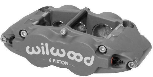 Wilwood Caliper-Forged Superlite 6R-L/H 1.62/1.12/1.12in Pistons 1.25in Disc - Bull Strap