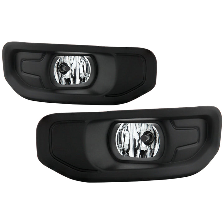 Spyder 19-20 Dodge Ram 1500 OEM Style Fog Lights w/Universal Switch- Clear (FL-DR19-C) - Bull Strap