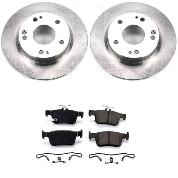 Power Stop 16-19 Honda Civic Rear Autospecialty Brake Kit - Bull Strap