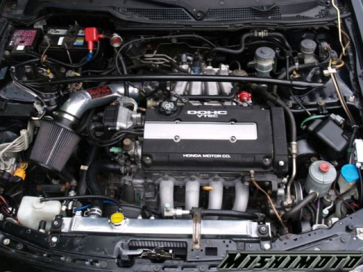 Mishimoto 94-01 Acura Integra Manual Aluminum Radiator - Bull Strap
