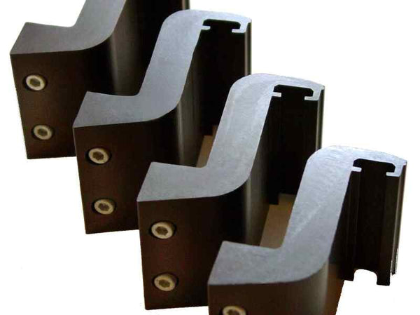 AMP Research 2002-2013 Dodge Ram PowerStep Extension Brackets (BRACKETS ONLY) - Black - Bull Strap