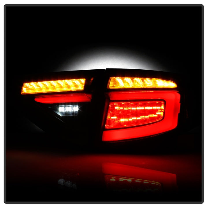 Spyder 08-14 Subara Impreza WRX Hatchback LED Tail Lights Seq Signal Blk Smoke ALT-YD-SI085D-SEQ-BSM - Bull Strap