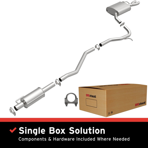 MagnaFlow BRE Exhaust Kit 06-10 Fusion Milan 2.3L - Bull Strap