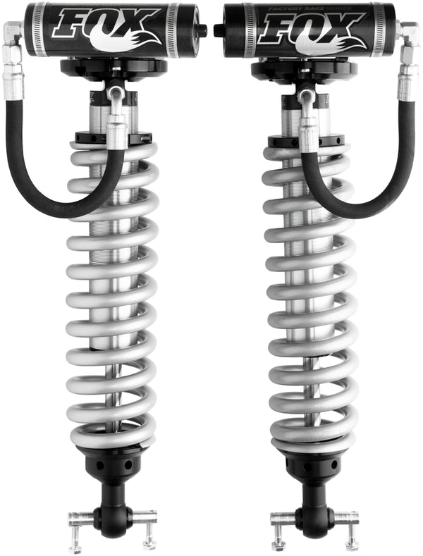 Fox 07+ Chevy 1500 2.5 Factory Series 4.4in. Remote Reservoir Coilover Shock Set / 0-2in. Lift - Bull Strap