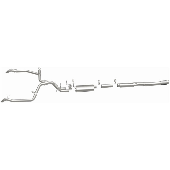 MagnaFlow 24-25 Chevrolet/GMC Silverado/Sierra 1500 ZR2/AT4X Overland Series Cat-Back Exhaust System - Bull Strap