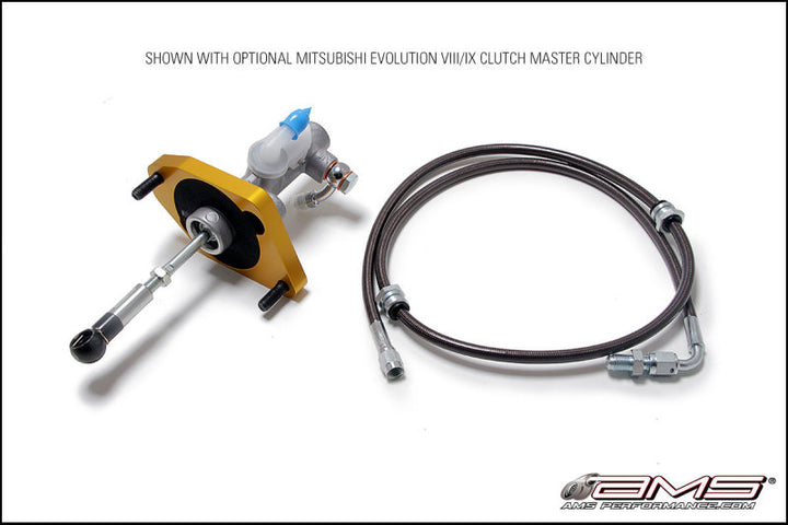 AMS Performance 08-15 Mitsubishi EVO X Clutch Master Cylinder Conversion w/Master Cylinder - Bull Strap