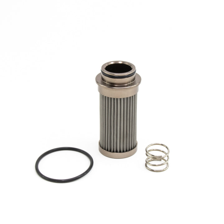 DeatschWerks 04-07 Subaru WRX/STI/Outback Sport / 04-08 Forester - 40 Micron Fuel Filter - Bull Strap