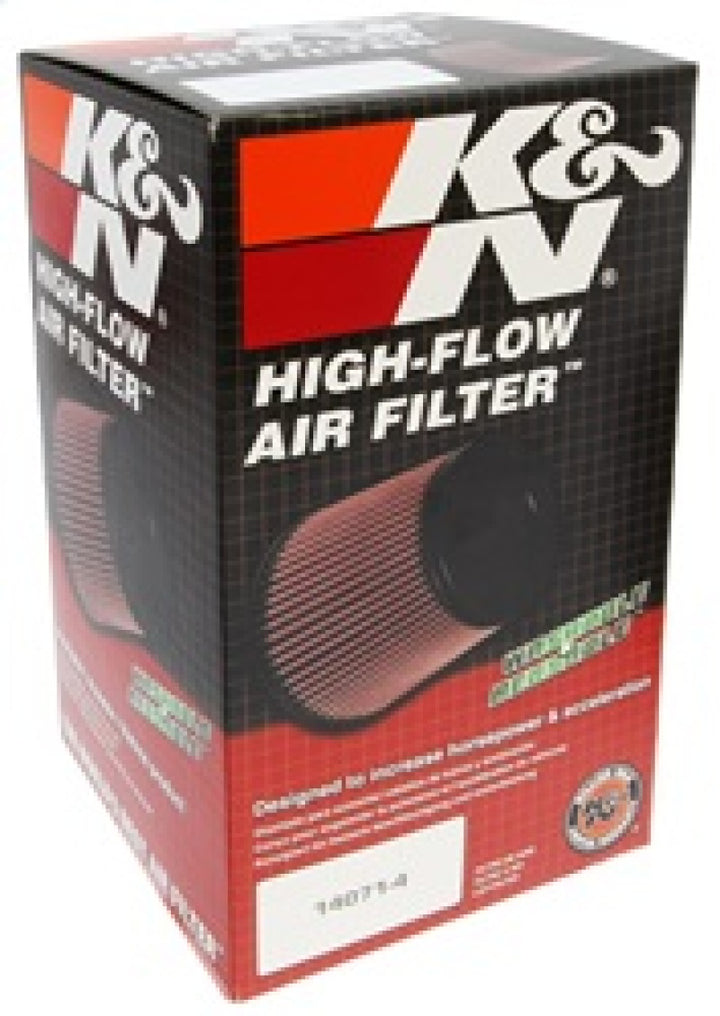 K&N Universal Rubber Filter 2.75in Flange ID x 5.875in Base OD x 4.75in Top OD x 7in Height - Bull Strap