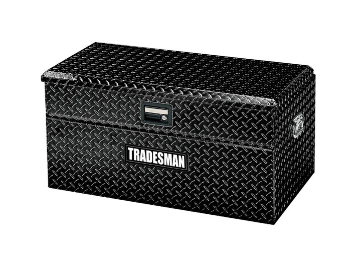 Tradesman Aluminum Flush Mount Truck Tool Box (36in.) - Black - Bull Strap