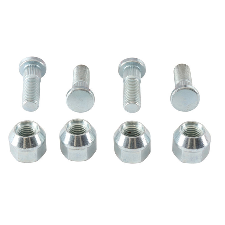 QuadBoss 09-15 Suzuki LT-A500X KingQuad 4x4 Front Wheel Stud & Nut Kit - Bull Strap