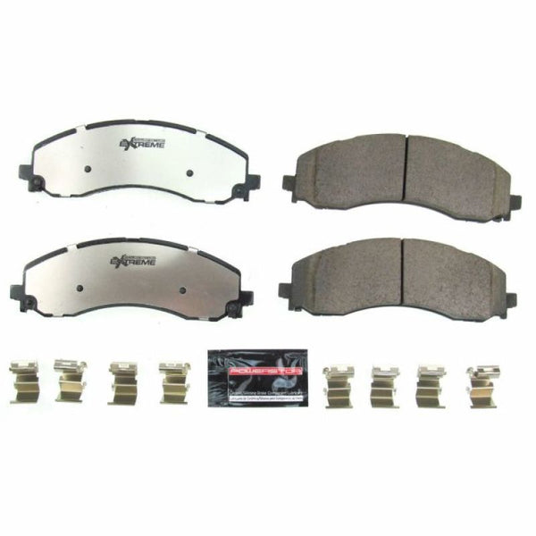 Power Stop 2019 Ram 2500 Front Z36 Truck & Tow Brake Pads w/Hardware - Bull Strap