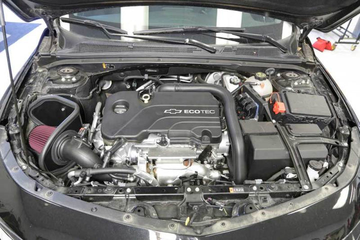 K&N 16-18 Chevrolet Malibu L4-1.5L F/I Turbo AirCharger Performance Intake - Bull Strap