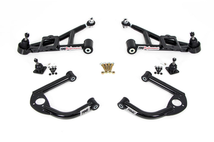 UMI Performance 93-02 GM F-Body Front A-Arm Kit Non-Adjustable Street - Bull Strap