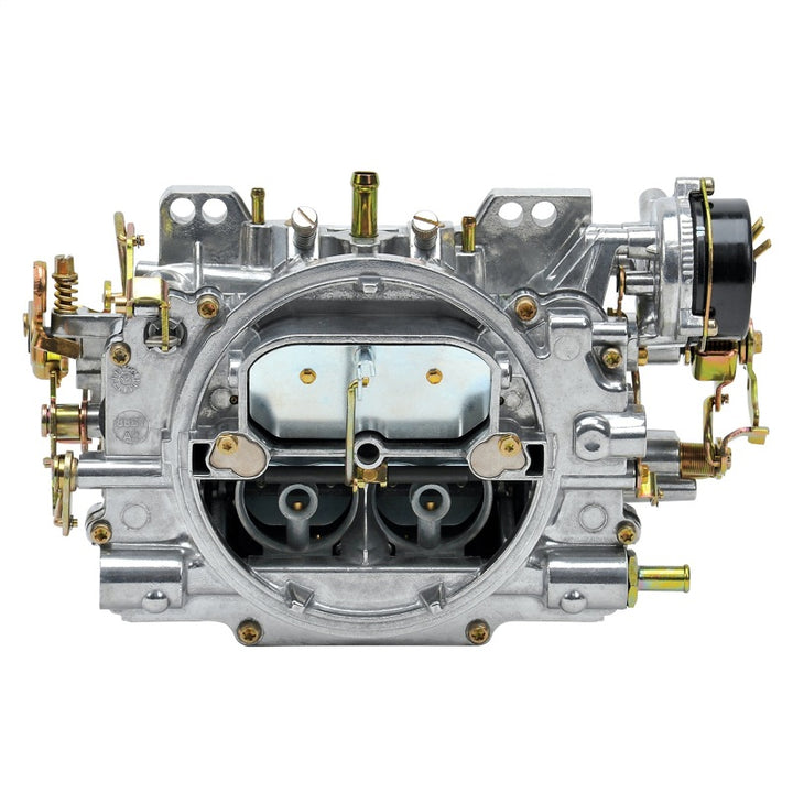 Edelbrock Carburetor Performer Series 4-Barrel 600 CFM Electric Choke Satin Finish - Bull Strap
