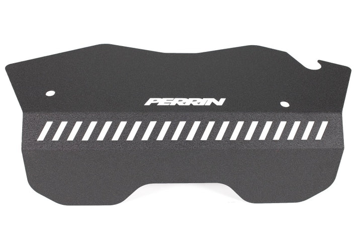 PERRIN 22-25 Subaru WRX Pulley Cover - Black (TALL - For Use w/o PERRIN AOS) - Bull Strap