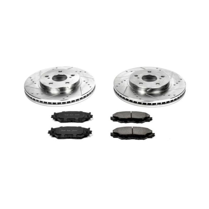 Power Stop 06-15 Lexus IS250 Front Z23 Evolution Sport Brake Kit - Bull Strap