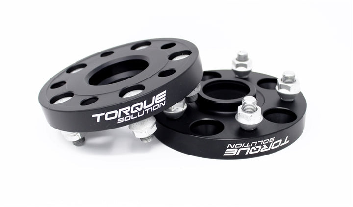 Torque Solution Forged Aluminum Wheel Spacer Subaru 56mm Hub 5x114.3 - 20mm - Bull Strap