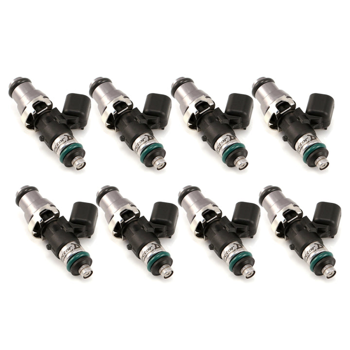 Injector Dynamics 2600-XDS Injectors - 48mm Length - 14mm Top - 14mm Lower O-Ring (Set of 8) - Bull Strap