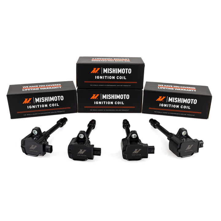 Mishimoto 16-21 Honda Civic Four Cylinder Ignition Coil Set - Bull Strap