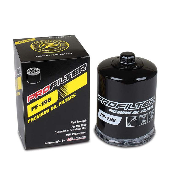 ProFilter Polaris/Victory Spin-On Black Various Performance Oil Filter - Bull Strap