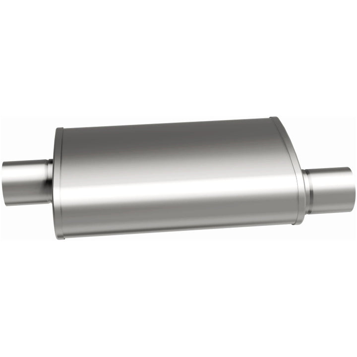 MagnaFlow Muffler Mag SS 18X5X8 2.5 O/C - Bull Strap