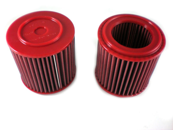 BMC 04-08 Aston Martin DB9 6.0 V12 Replacement Cylindrical Air Filters (Full Kit) - Bull Strap