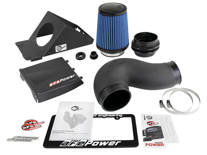 aFe MagnumFORCE Stage-2 Pro 5R Air Intake System 10-18 Ford Taurus SHO Twin Turbo EcoBoost V6 3.5L - Bull Strap